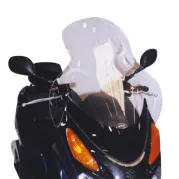 Windscreen transparent,> 625 mm high, 530 mm wide
