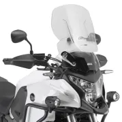 Airflow windscreen transparent, 410-530 mm high,