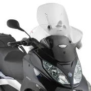 Airflow windscreen transparent, 570-690 mm high