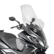 Windscreen transparent,> 750 mm high, 635 mm wide
