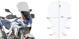 Transparent windshield size:> 480 x 415 (HxW)