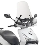 Transparent windshield,> 290 mm high, 660 mm wide