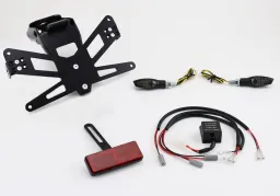 License plate holder plug and play complete set with 2 LED indicators