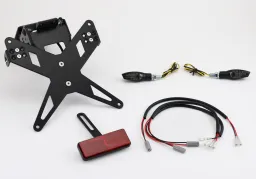 License plate holder plug and play complete set with 2 LED indicators