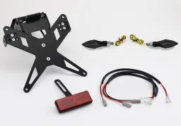 License plate holder plug and play complete set with 2 LED indicators