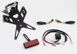License plate holder plug and play complete set with 2 LED indicators