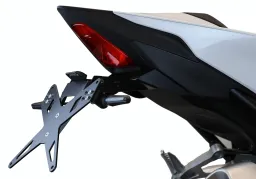 License plate holder kit including reflector and plate light