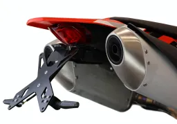 License plate holder kit including reflector and plate light