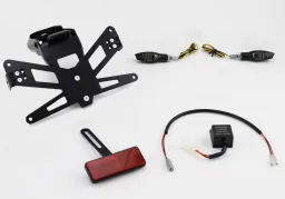 License plate holder plug and play complete set with 2 LED indicators