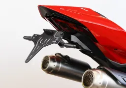 License plate holder kit including reflector and plate light