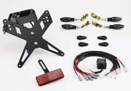 License plate holder plug and play complete set with 4 LED indicators