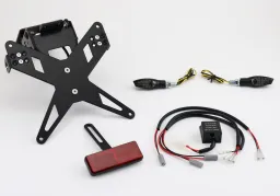 License plate holder plug and play complete set with 2 LED indicators