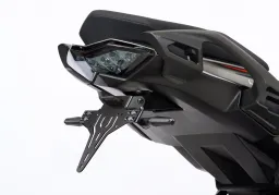 License plate holder kit including reflector and plate light